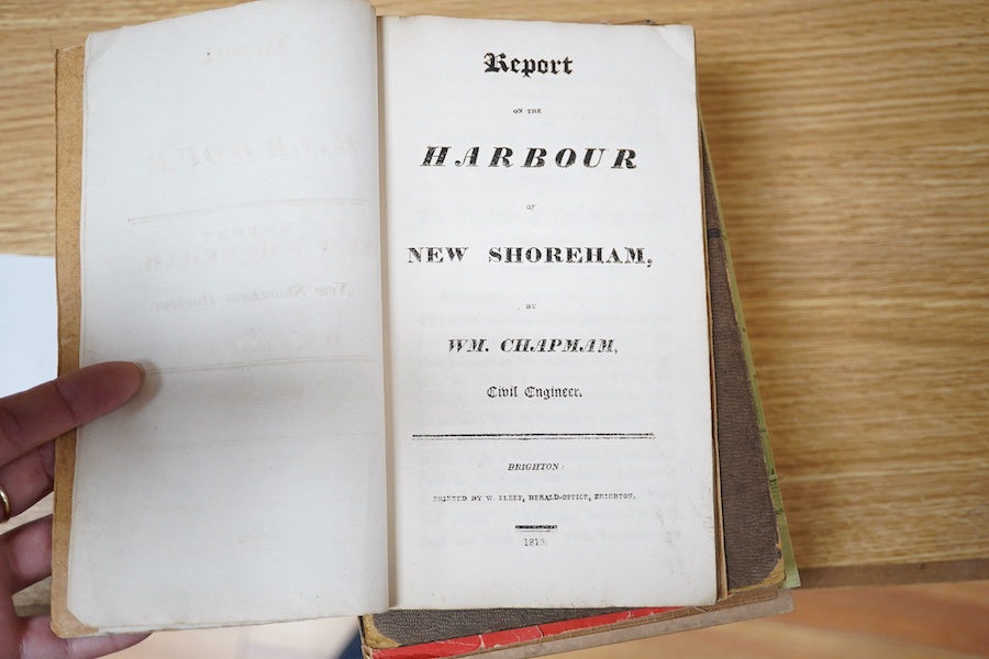 Shoreham by Sea Interest. Including Report on the Harbour of New Shoreham by William Chapman, 1815 with fold-out Plan (15)